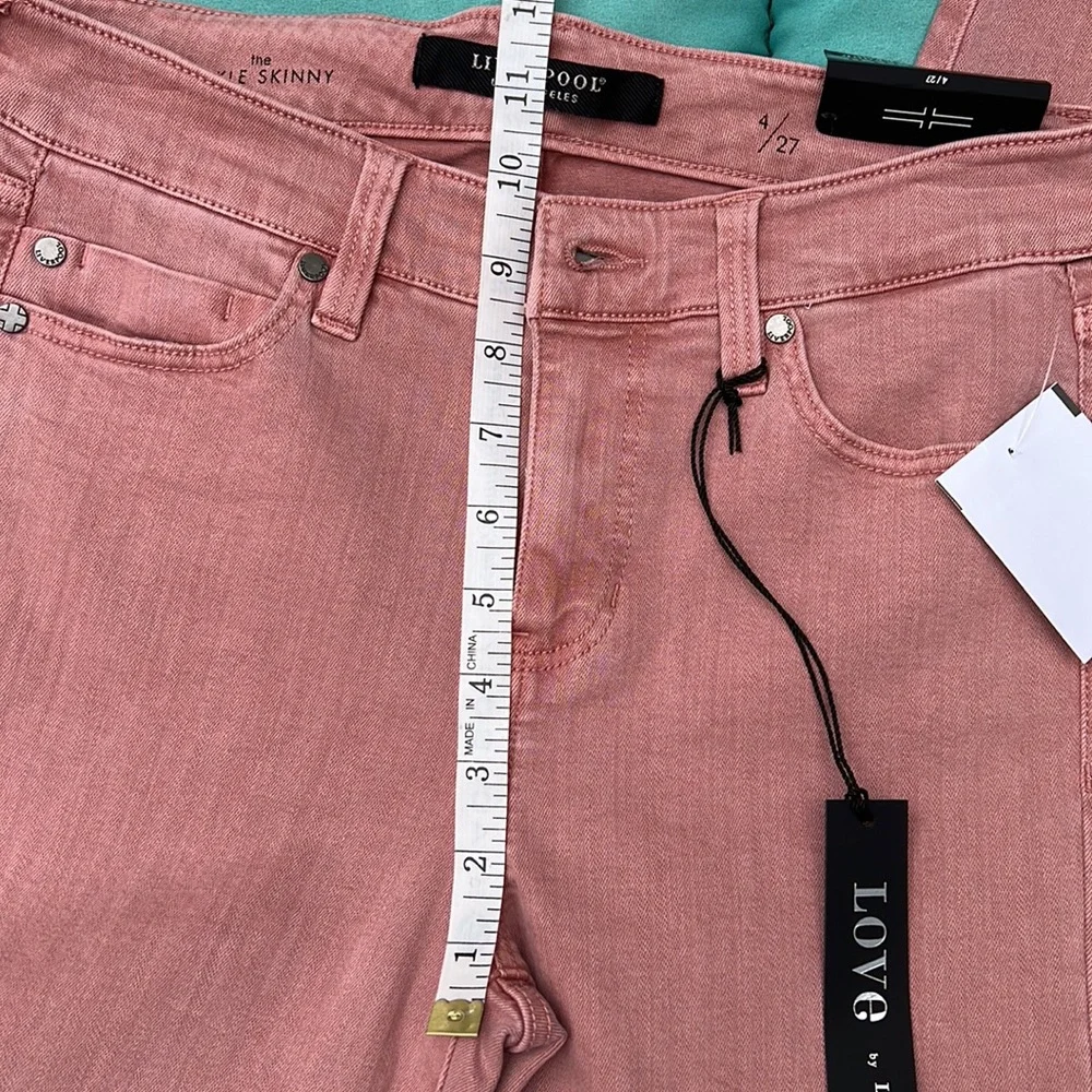 NWT Liverpool Abby Skinny Ankle in Mauve Blush Size 4/27 - Picture 10 of 13